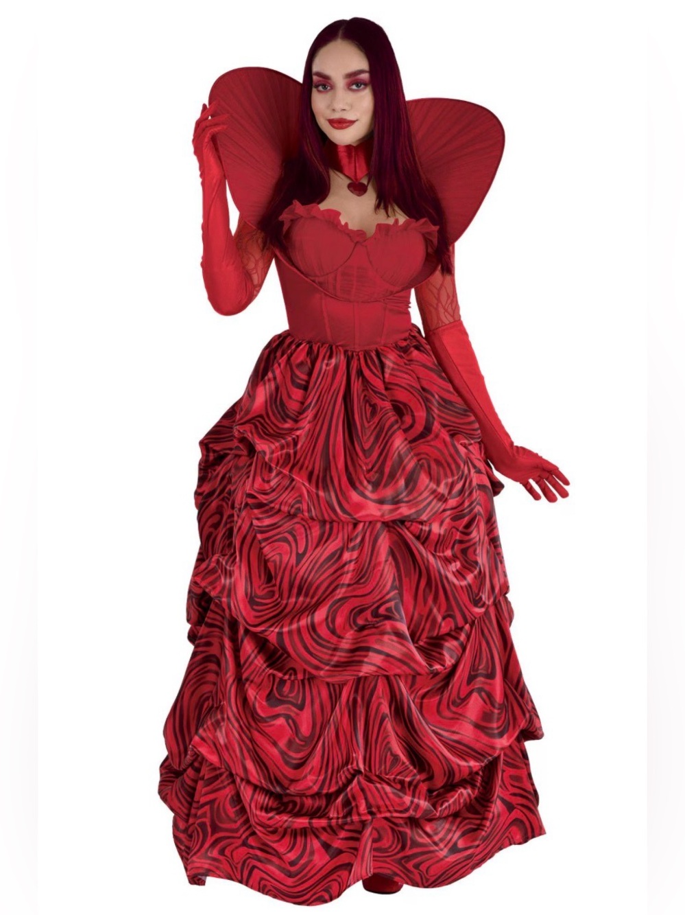 Amscan Disney Descendants the rise of the red Queen of hearts adult costume. Nwt